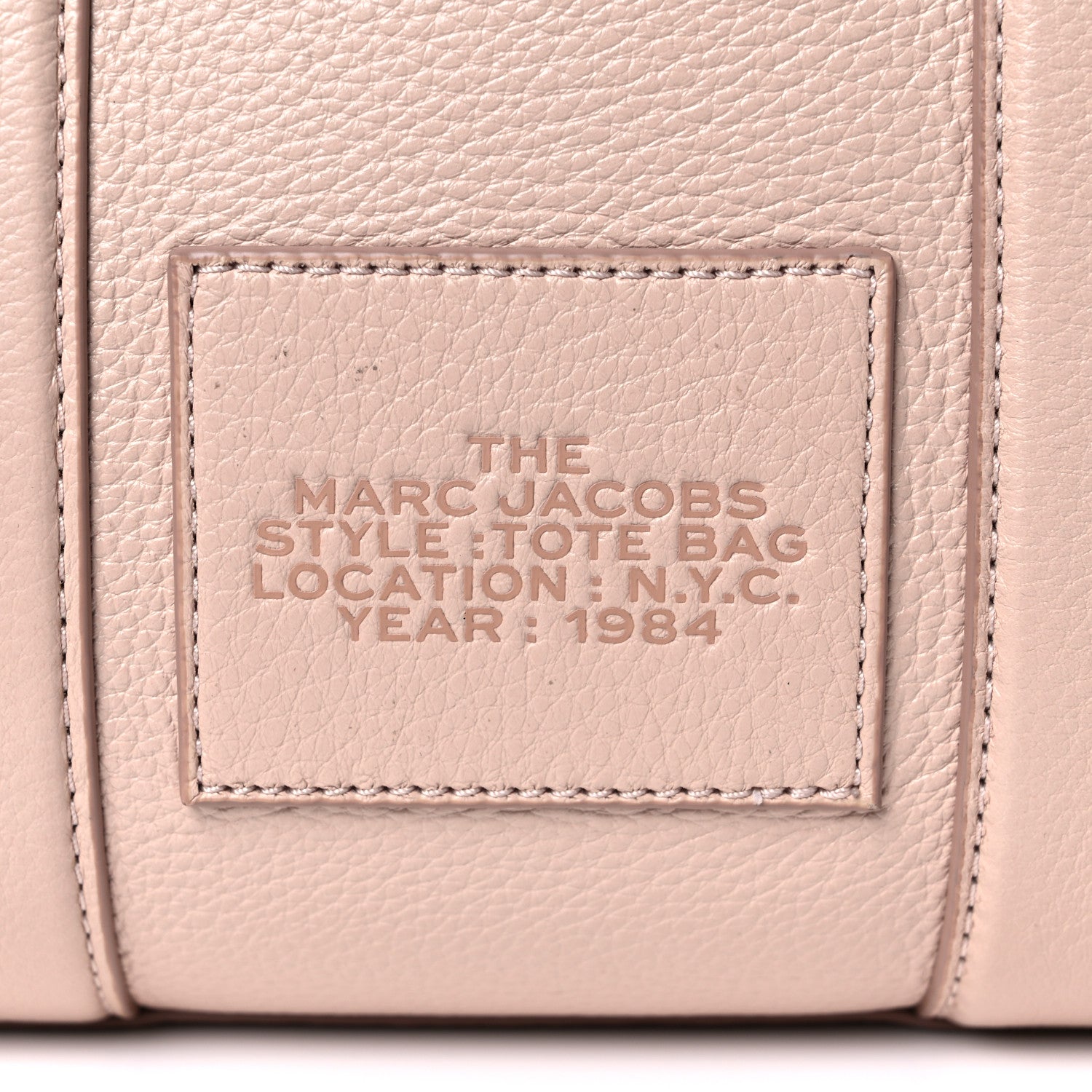 Marc Jacobs Grained Calfskin Small The Tote Bag Rose Dust 12 of 18