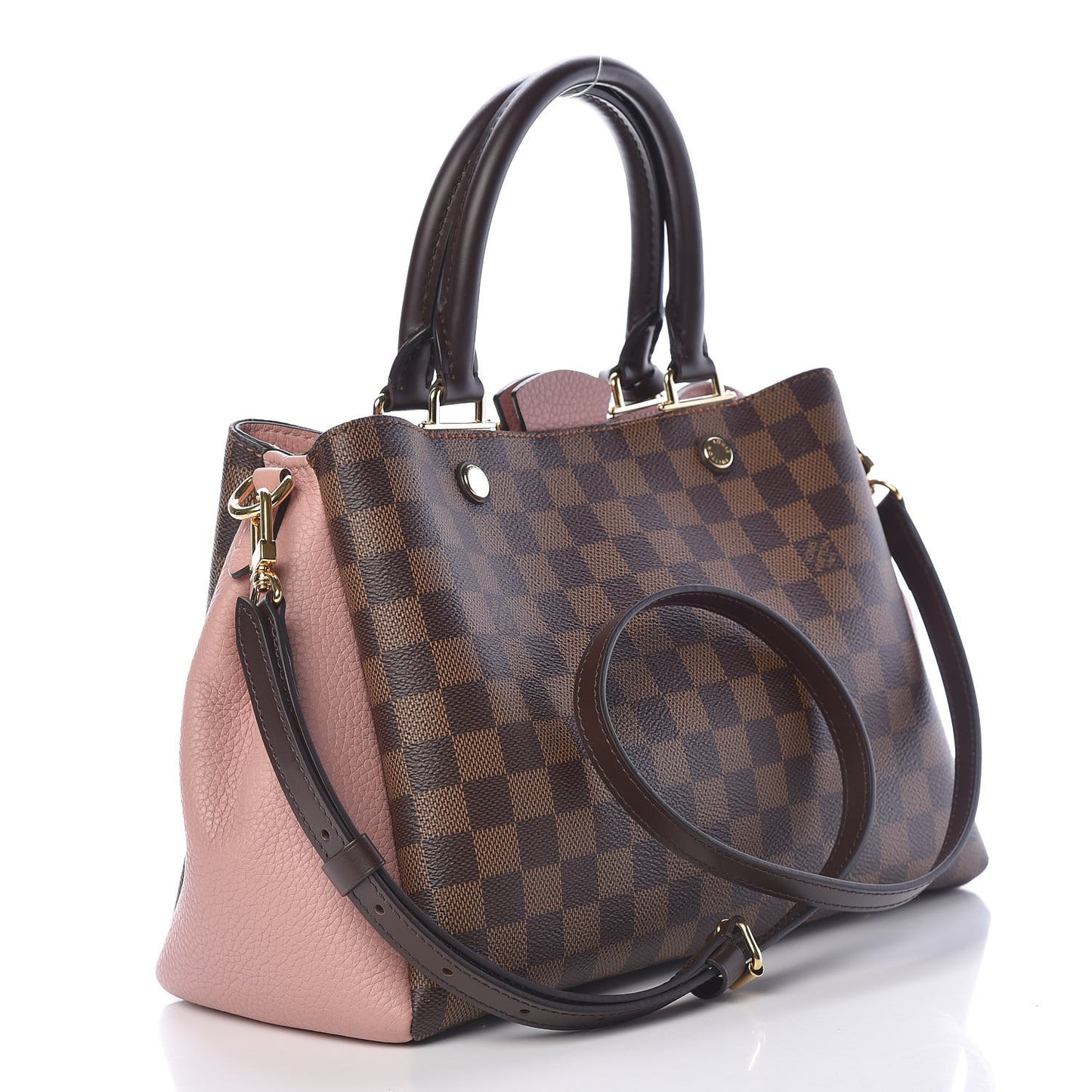 Damier Ebene Cuir Taurillon Brittany Magnolia