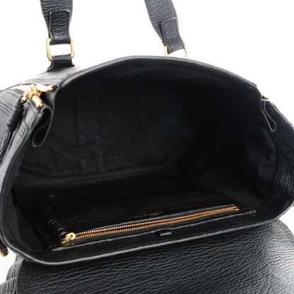 3.1 Phillip Lim 3.1 Textured Calfskin Medium Pashli Satchel Black 5 of 7