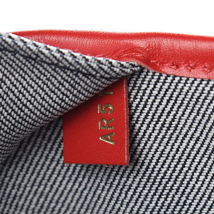 Louis Vuitton Denim Damier Monogram Patchwork Neverfull Blue Rouge 8 of 12