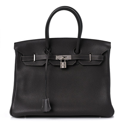 Hermes Taurillon Clemence Birkin 35 Graphite 1 of 13