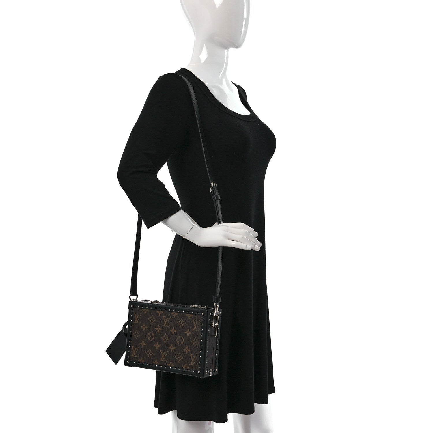 Louis Vuitton Monogram Macassar Clutch Box 2 of 8