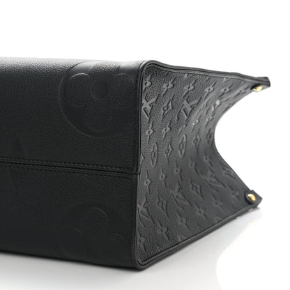 Louis Vuitton Empreinte Monogram Giant Onthego MM Black 9 of 9