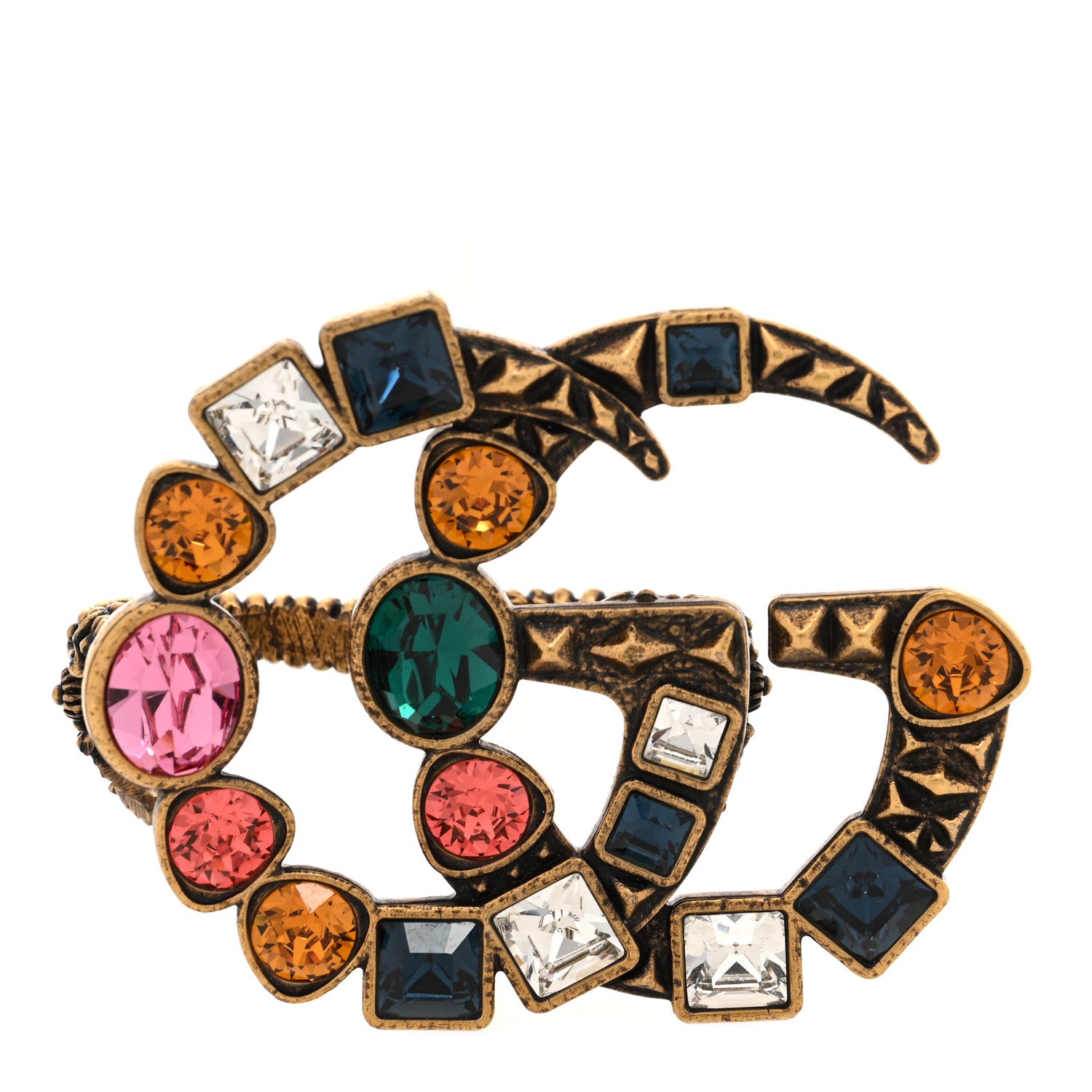 Gucci Crystal Double G Ring S Multicolor 1 of 4