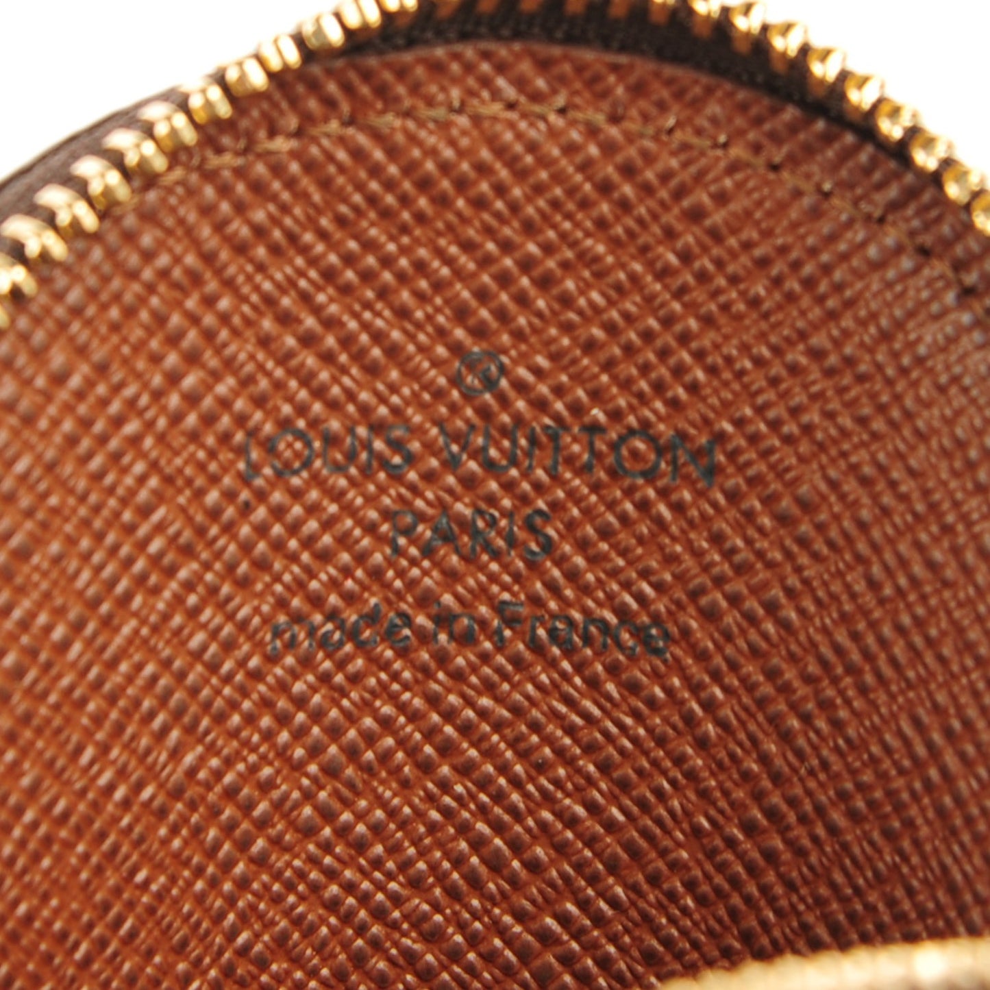 Monogram Round Coin Purse