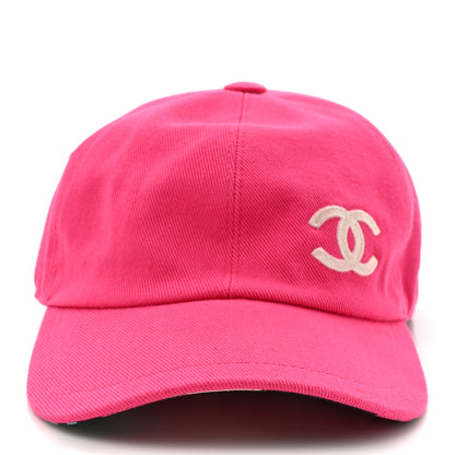 Chanel Cotton CC Cap Hat Fuchsia 2 of 8