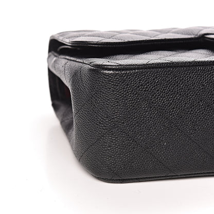 Chanel Caviar Quilted Jumbo Double Flap Black 8 of 11