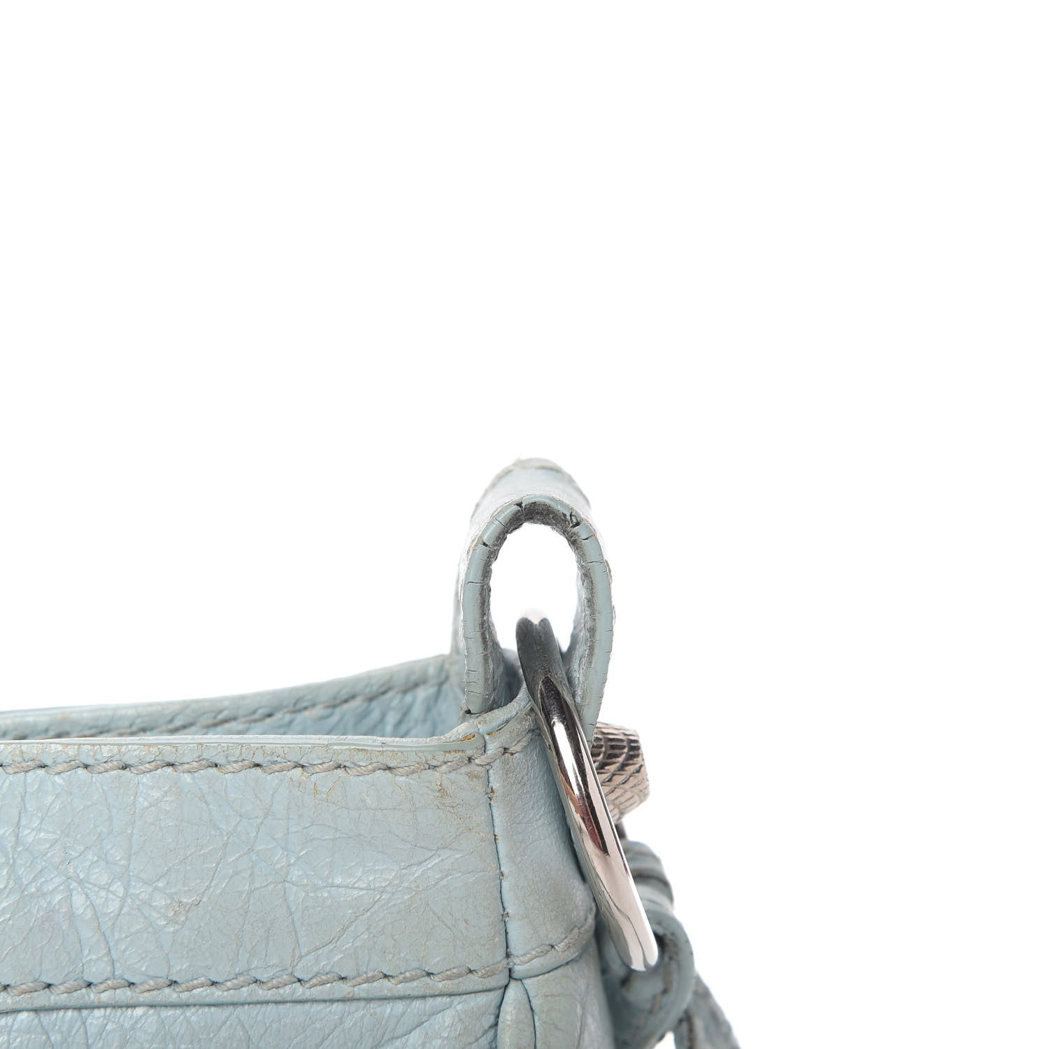 Balenciaga Agneau Giant 12 Silver Hardware Hip Bleu Dragee 14 of 16
