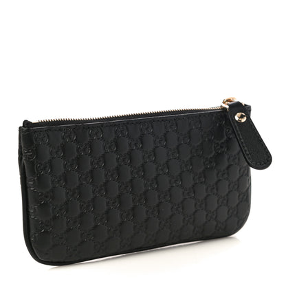 Gucci Microguccissima Key Ring Coin Case Black 3 of 11