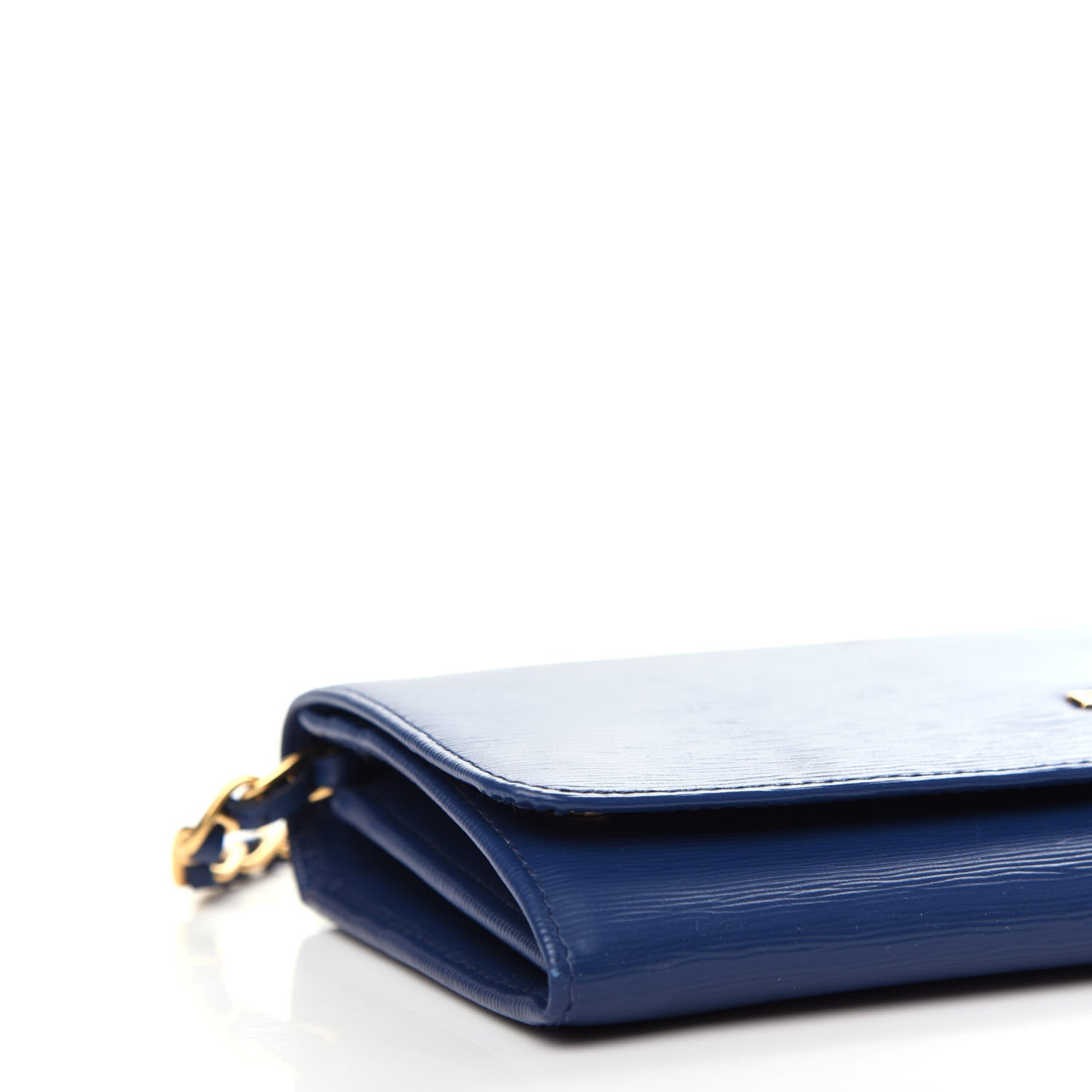 Prada Vitello Move Chain Wallet Bleuette 7 of 10