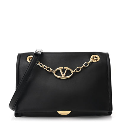 Valentino Garavani Nappa Vlogo Chain Bag Black 1 of 8
