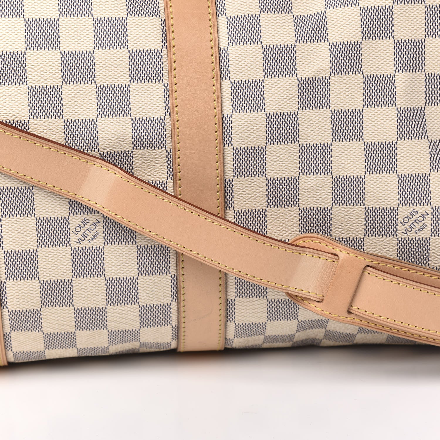 Louis Vuitton Damier Azur Keepall Bandouliere 45 10 of 10