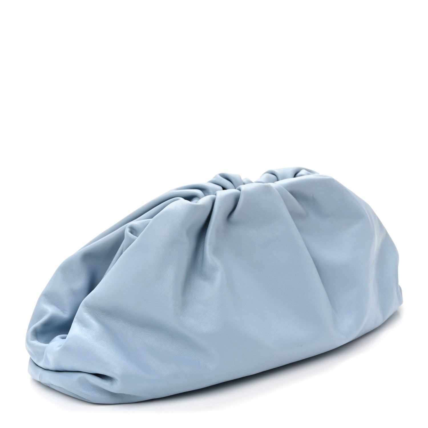 Bottega Veneta Smooth Butter Calf The Pouch Oversized Clutch Ice 3 of 10