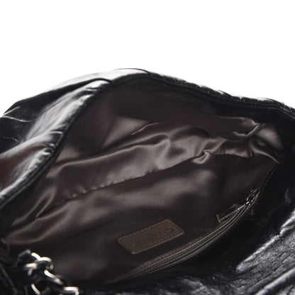 Chanel Glazed Calfskin Twisted Medium Flap Black 5 of 7