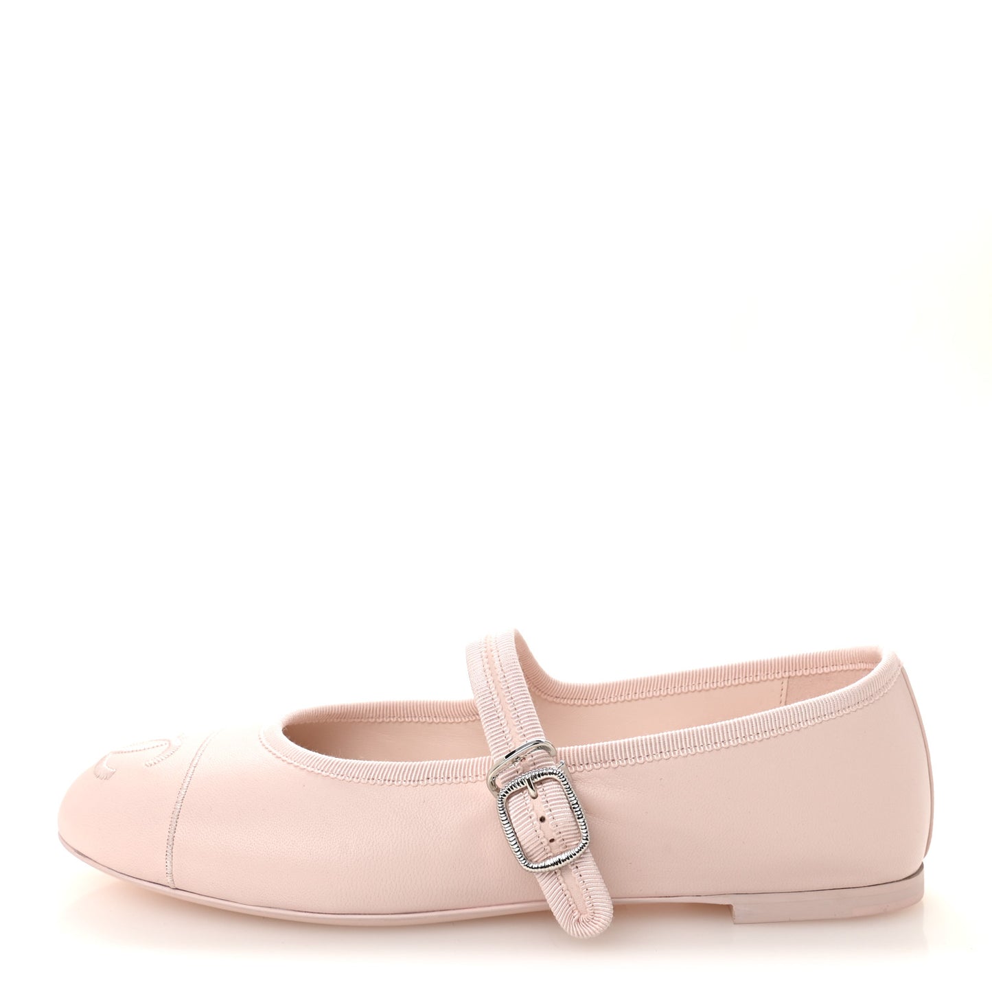Lambskin Mary Jane Flats 39 Light Pink
