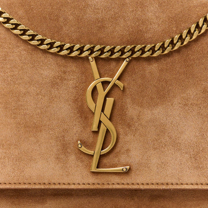 Saint Laurent Suede Medium Monogram Kate Satchel Macaron 9 of 11