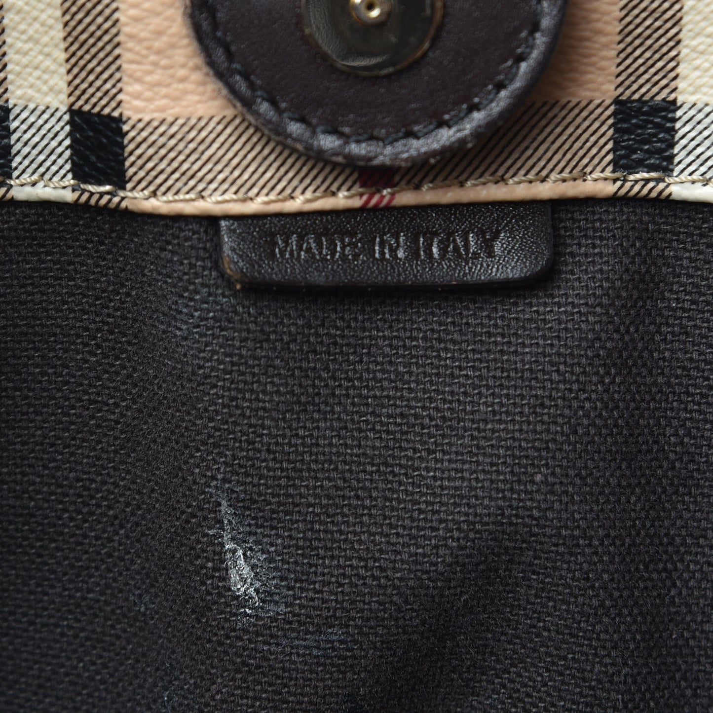 Haymarket Check Small Canterbury Tote Chocolate