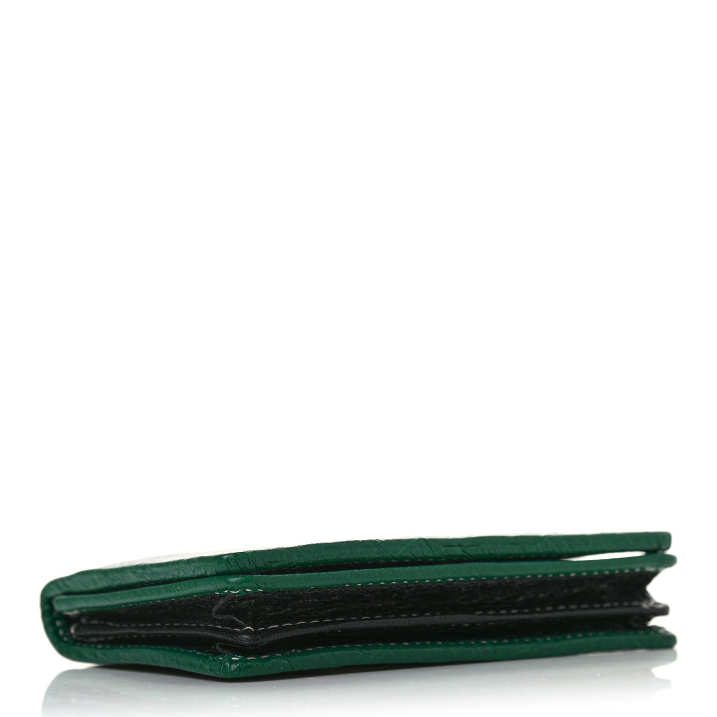 Agneau Arena Multicolore Bazar Bi-Fold Card Case Green Grey Black