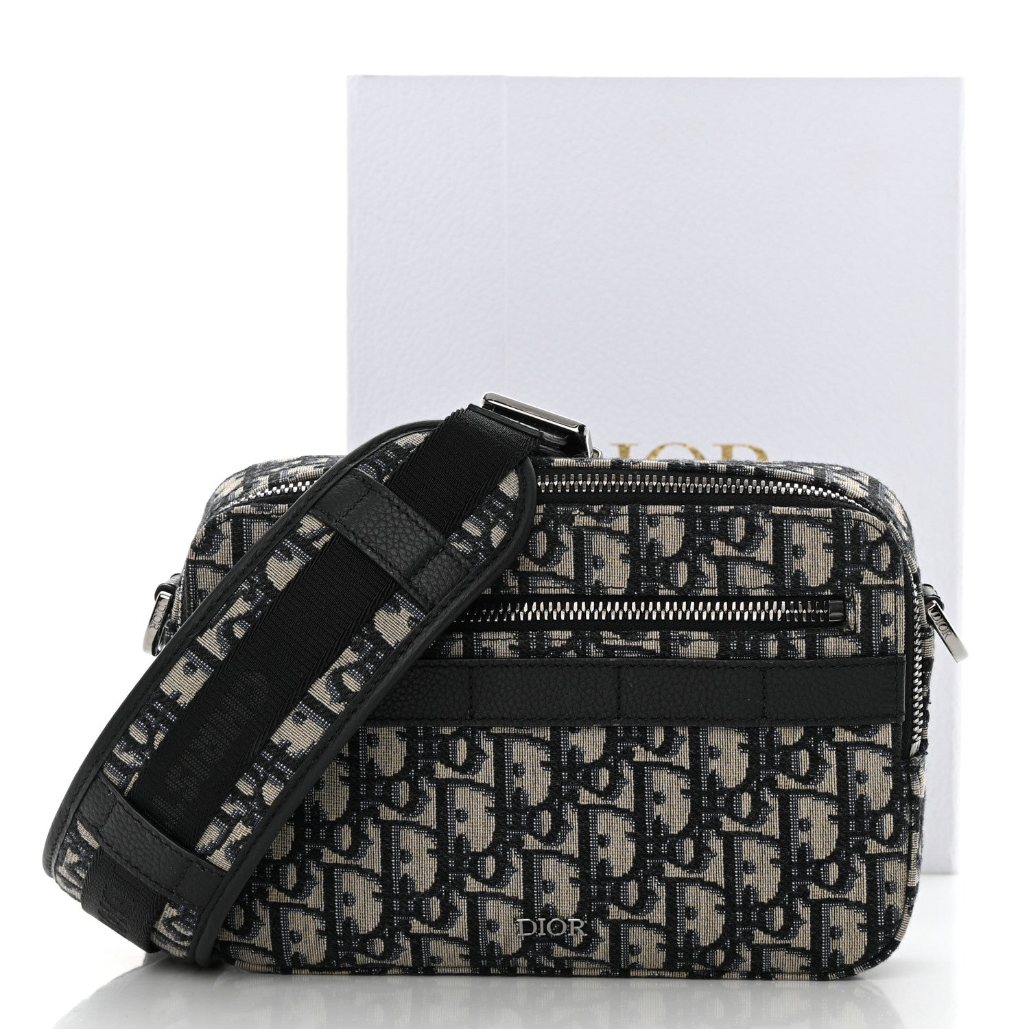 Christian Dior HOMME Oblique Safari Messenger Blue 13 of 13