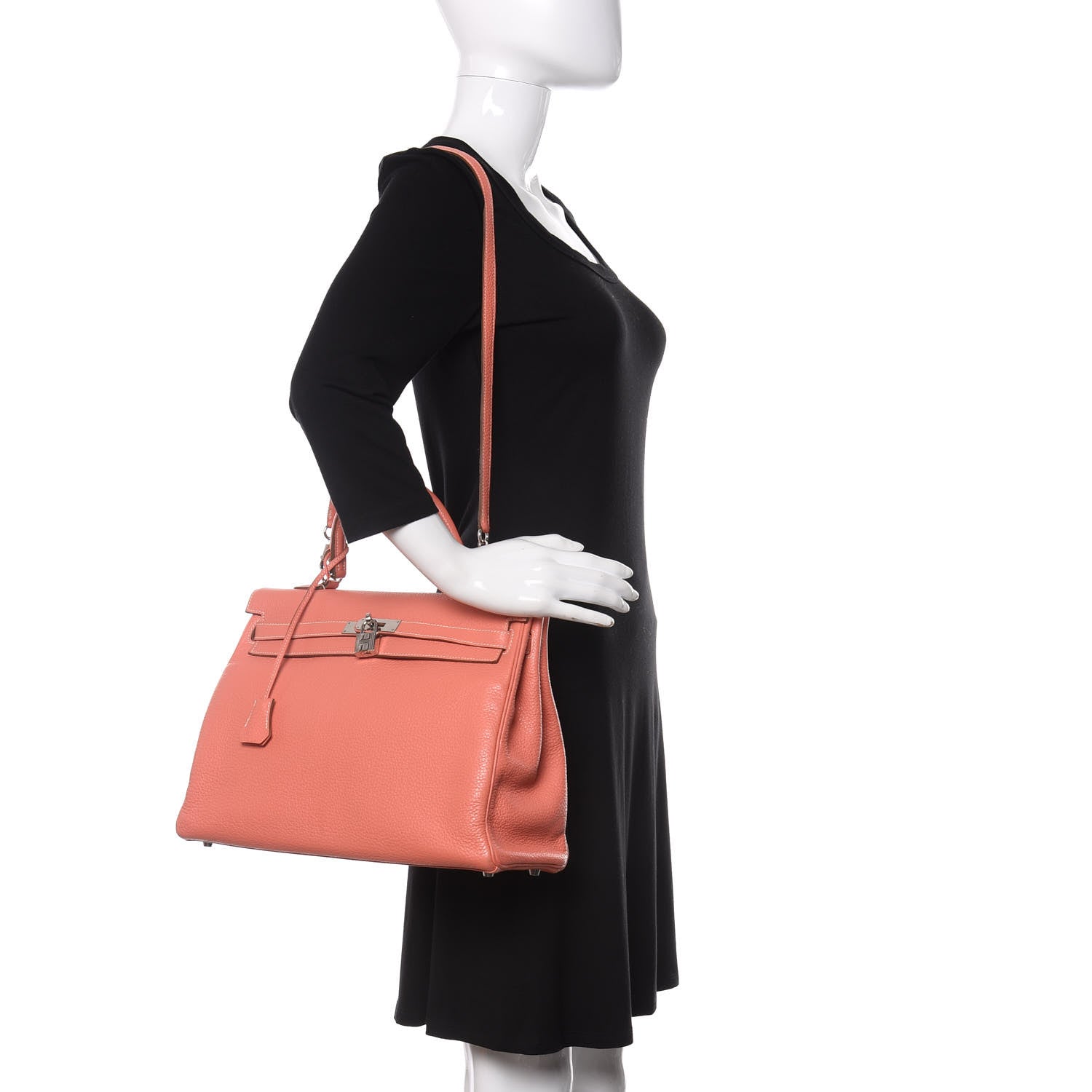 Hermes Taurillon Clemence Kelly Retourne 35 Crevette 2 of 10