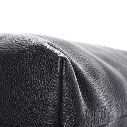 Burberry London Grainy Calfskin Medium Cale Hobo Black 12 of 13