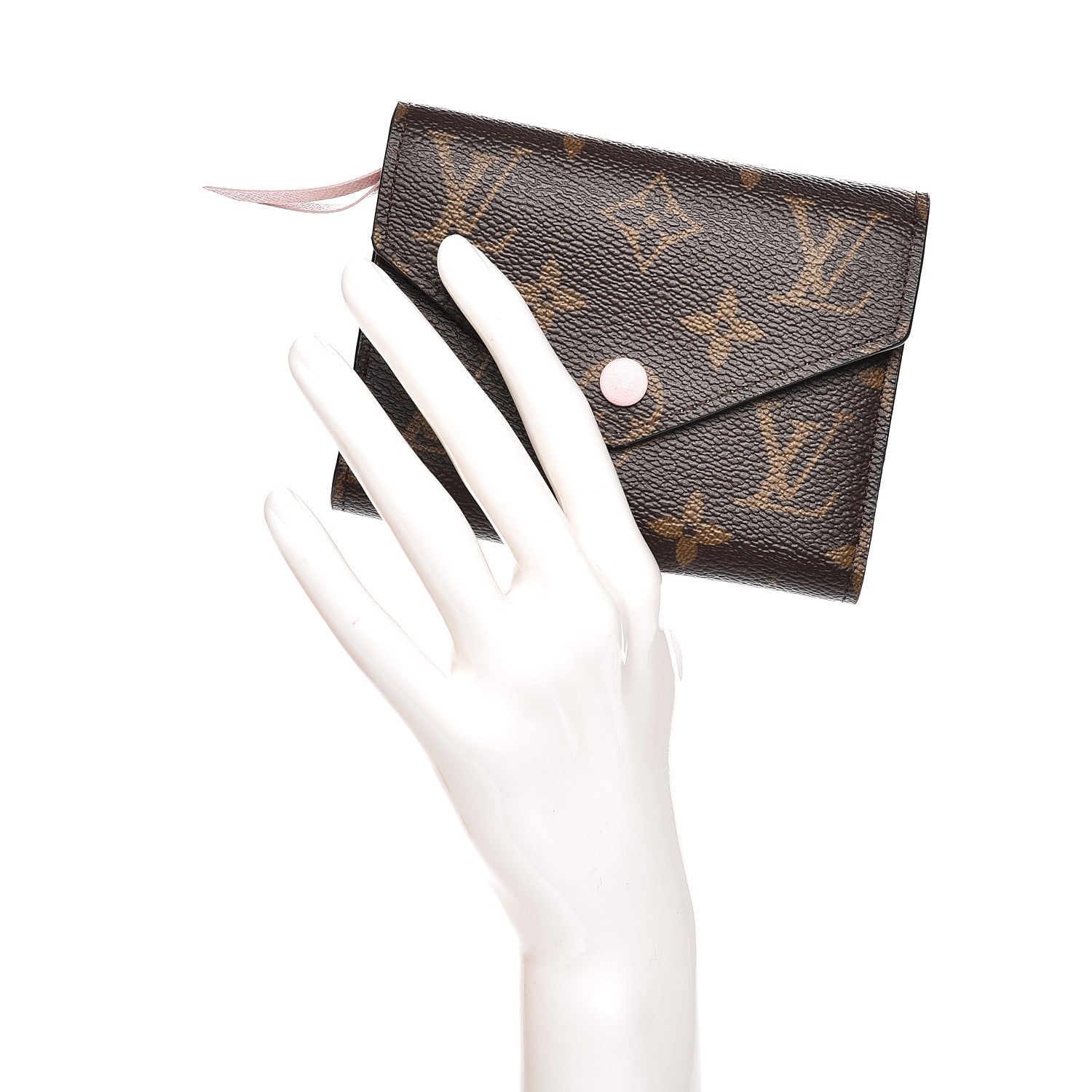 Louis Vuitton Monogram Victorine Wallet Rose Ballerine 2 of 8