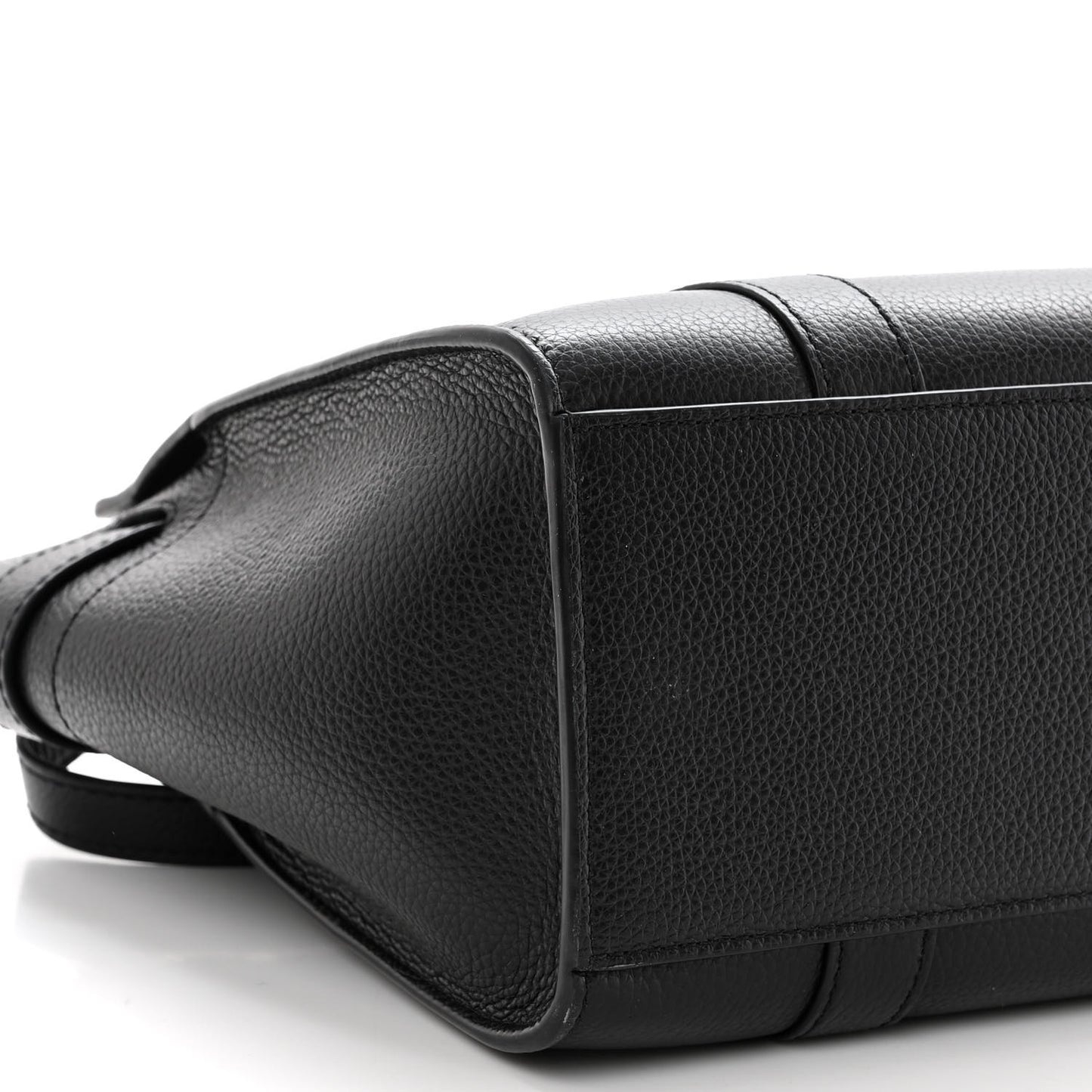 Small Classic Grain Mini Zipped Bayswater Black