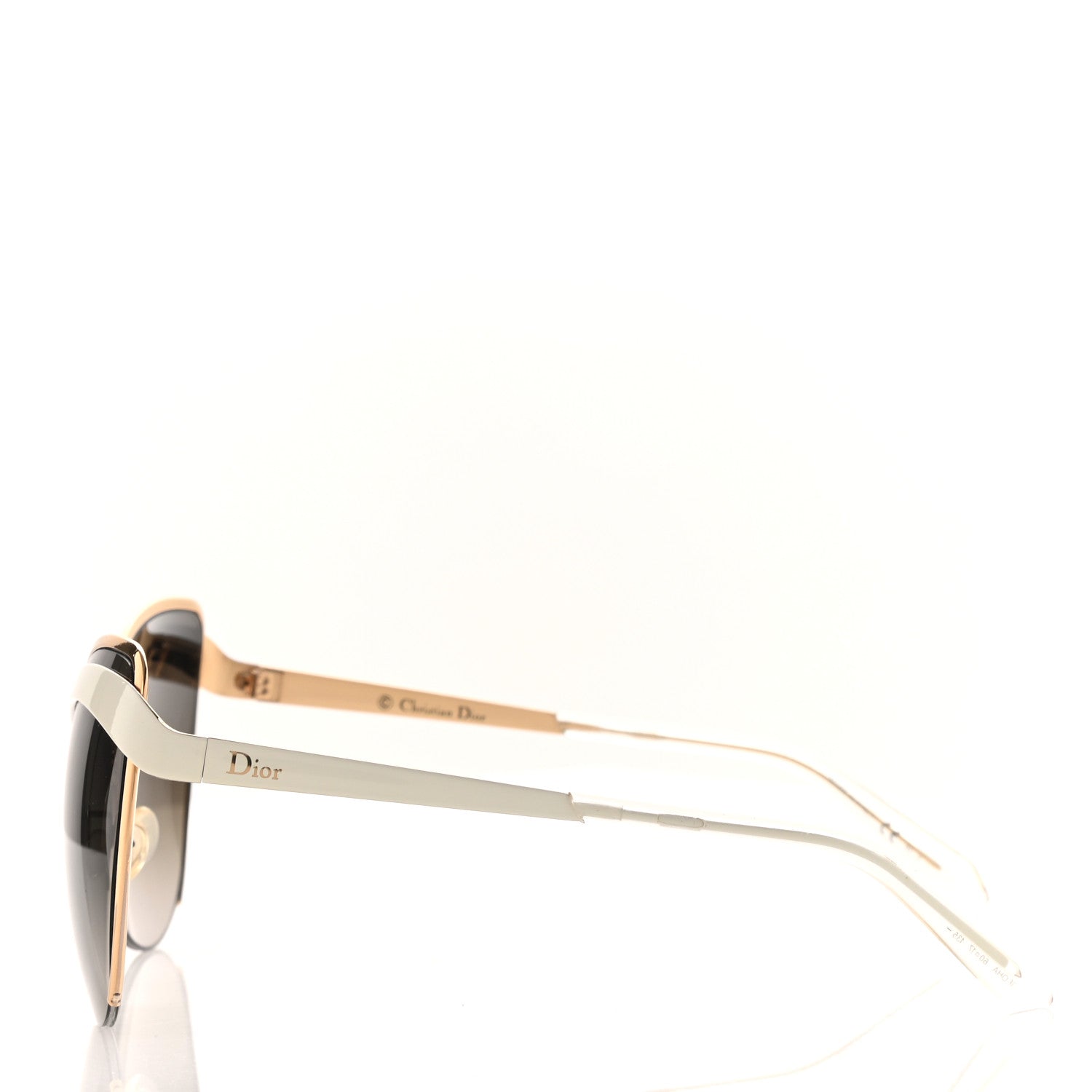 Christian Dior Metal Butterfly Sunglasses White 3 of 8