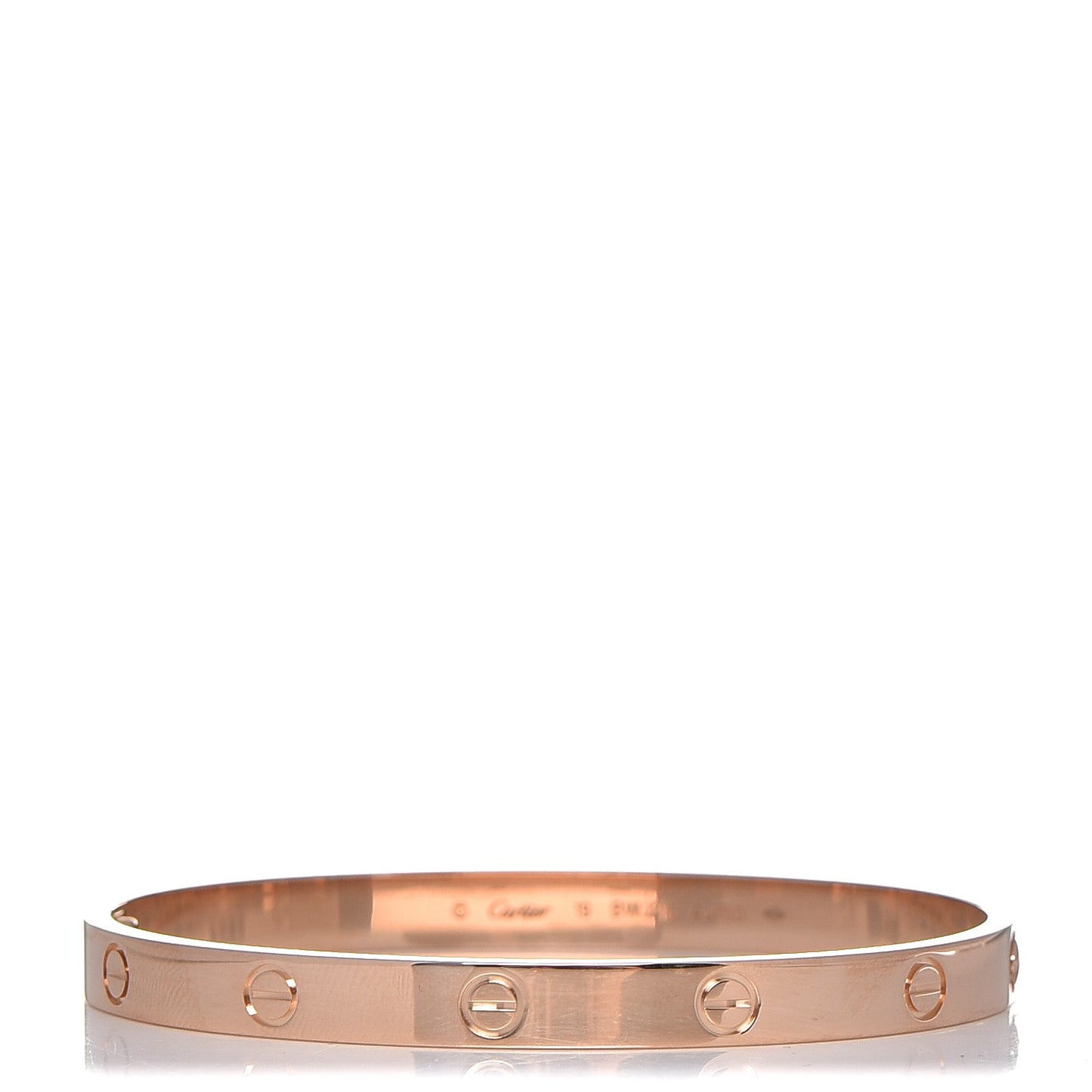 18K Pink Gold LOVE Bracelet 19