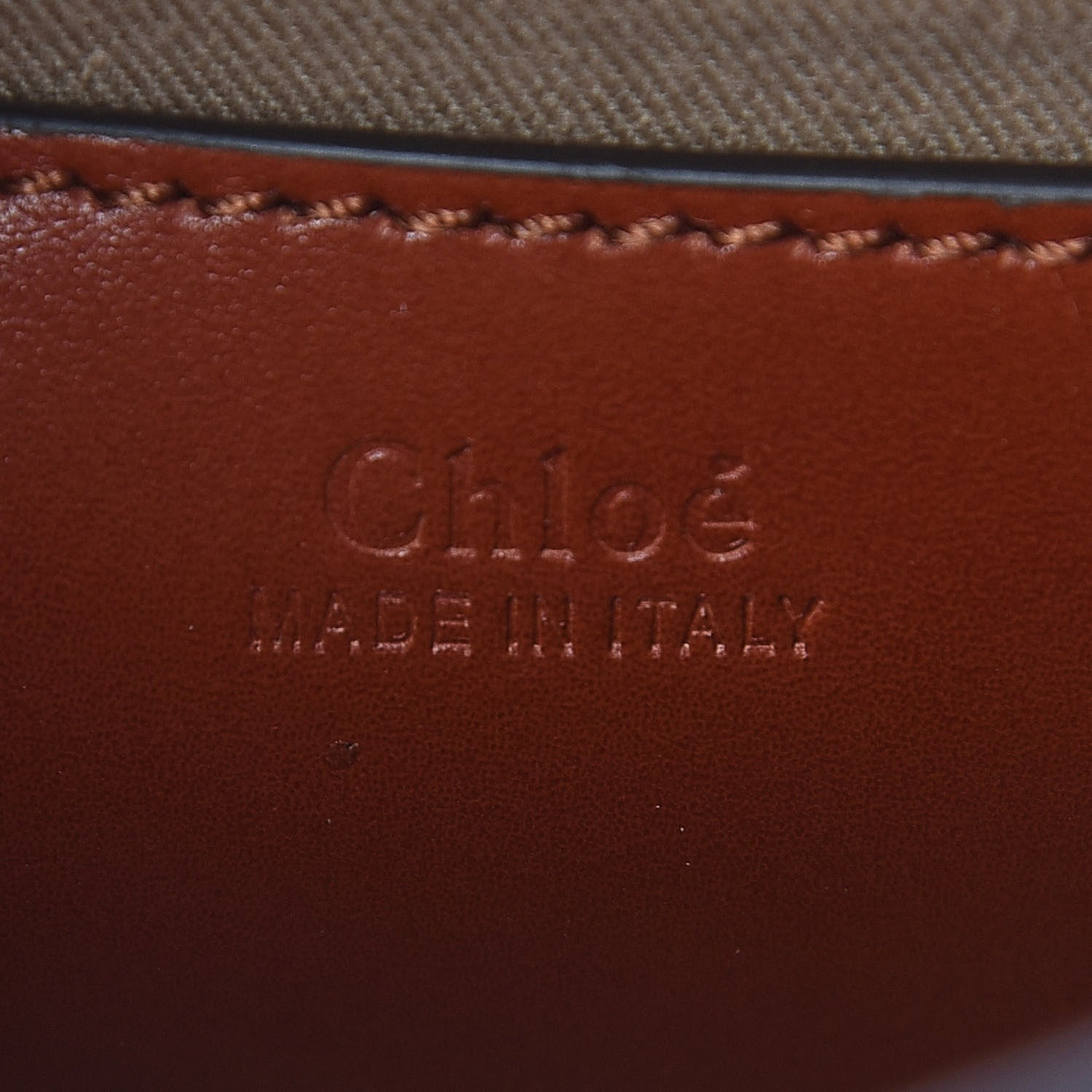 Chloe Shiny Calfskin Mini Annie Shoulder Bag Sepia Brown 6 of 11
