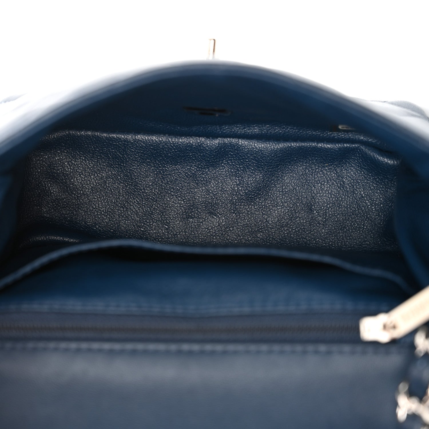 Chanel Lambskin Quilted Mini Square Flap Navy 5 of 10