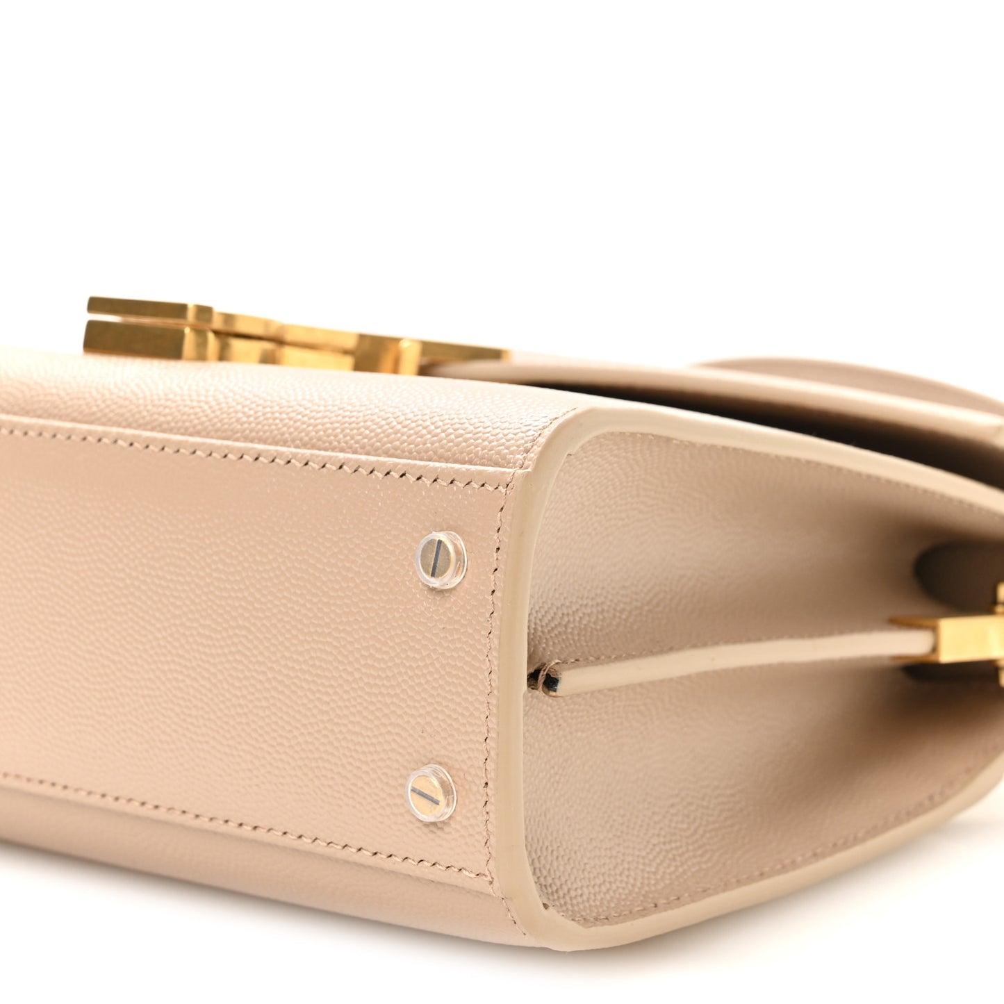 Grain de Poudre Mini Classic Monogram Cassandra Top Handle Beige