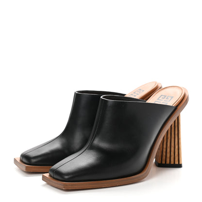 Givenchy Calfskin Diamond 100 Mules 37 Black 3 of 10