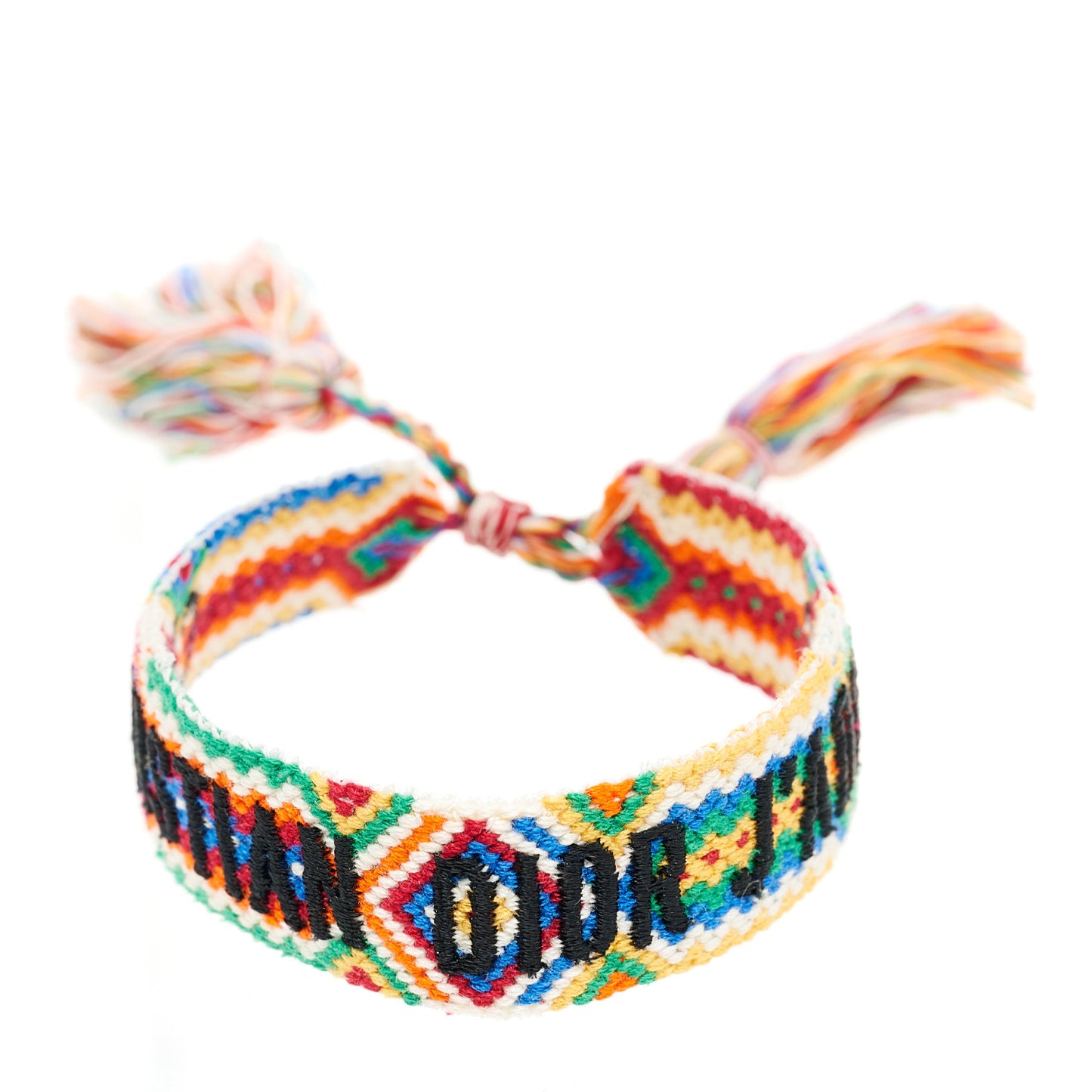 Woven Cotton J'Adior Friendship Bracelet Set Blue Multicolor