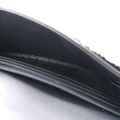 Christian Dior Oblique Saddle Chain Long Wallet Blue 6 of 12