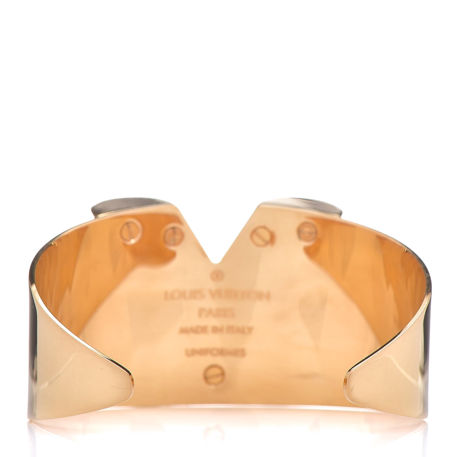 Louis Vuitton Essential V Cuff Gold 3 of 4