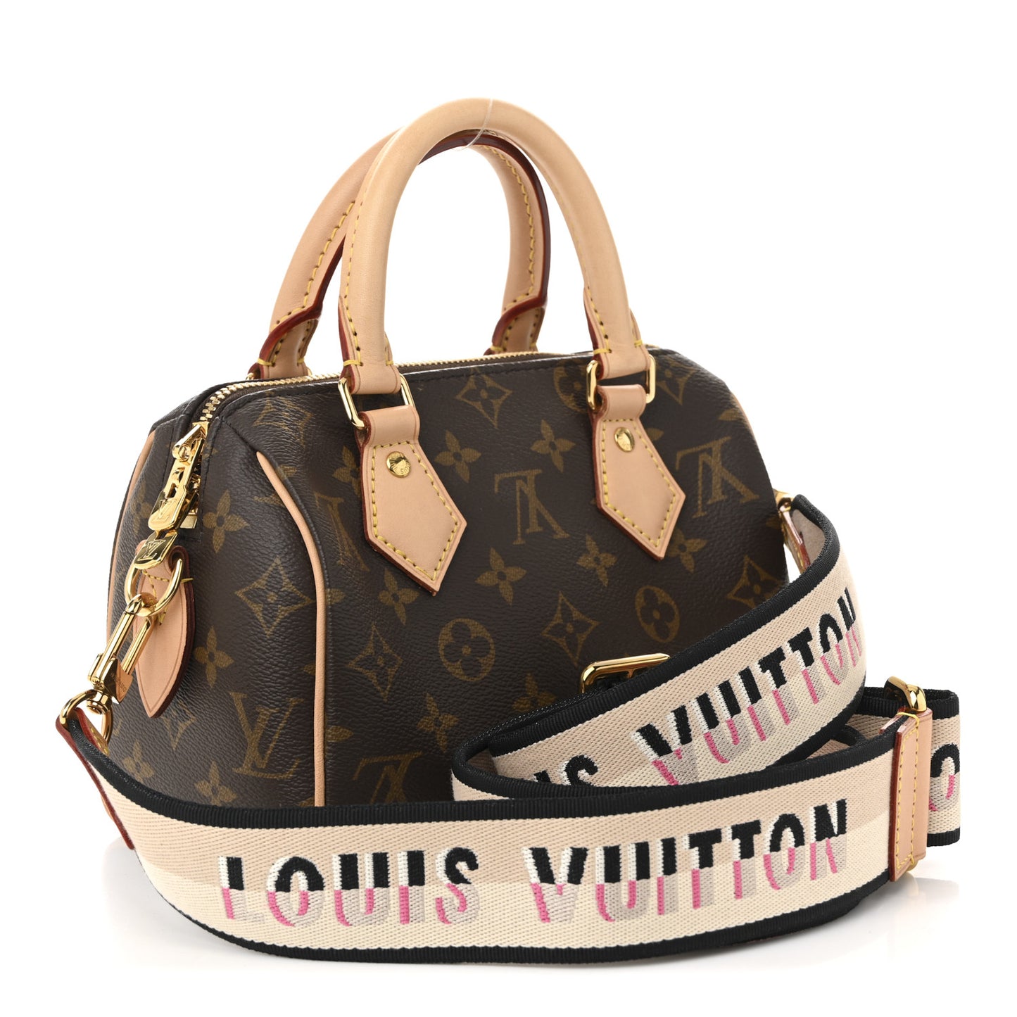 Monogram Speedy Bandouliere 20 Black