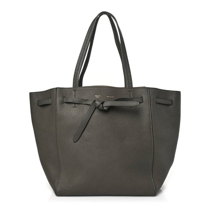 Celine Soft Grained Calfskin Small Belt Cabas Phantom Taupe 1 of 8