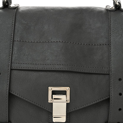 Proenza Schouler Lambskin Medium PS1 Satchel Heather Grey 7 of 9