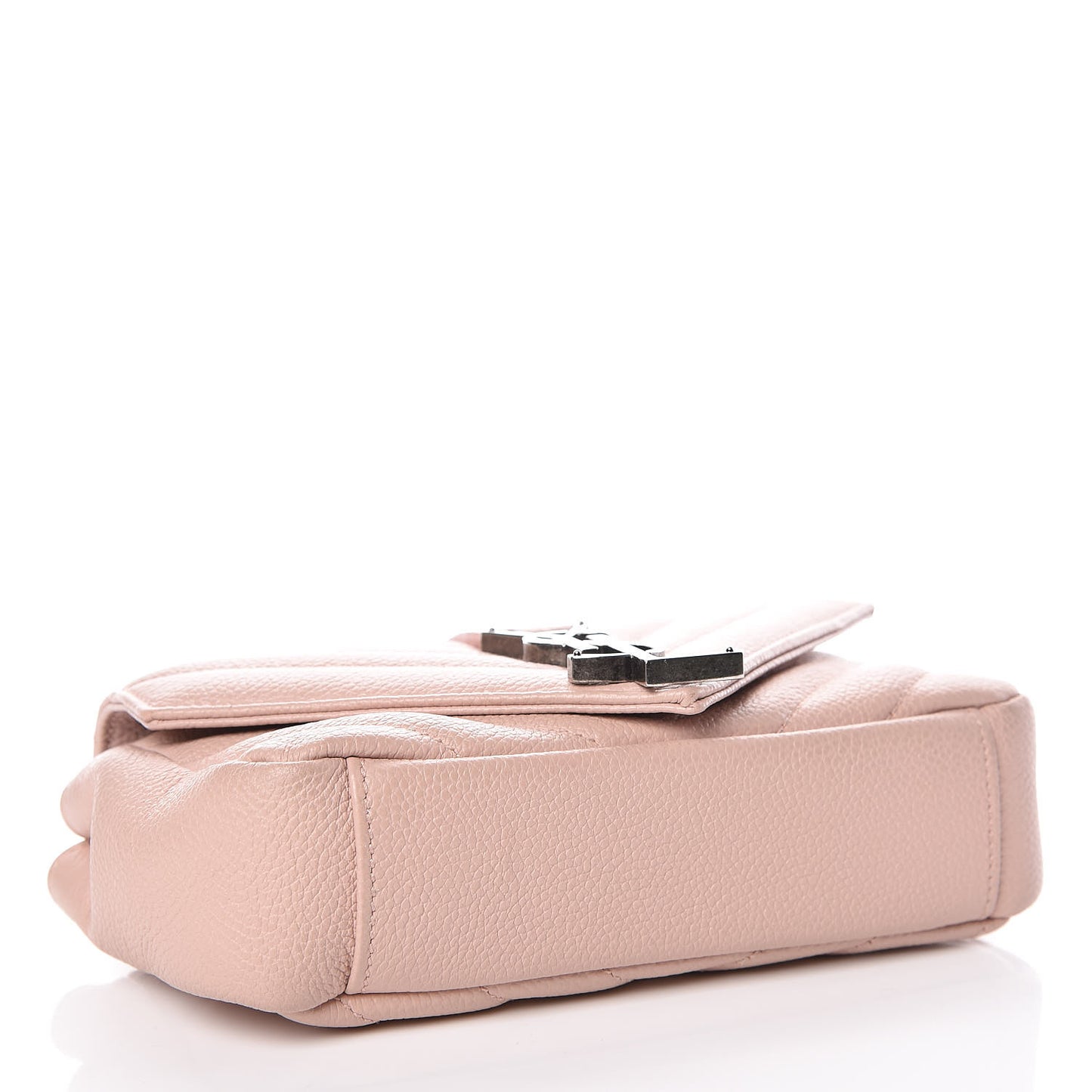 Sheepskin Matelasse Monogram Classic Baby Chain Pale Pink Bag