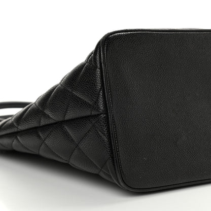 Chanel Caviar Quilted Medallion Tote Black 9 of 12