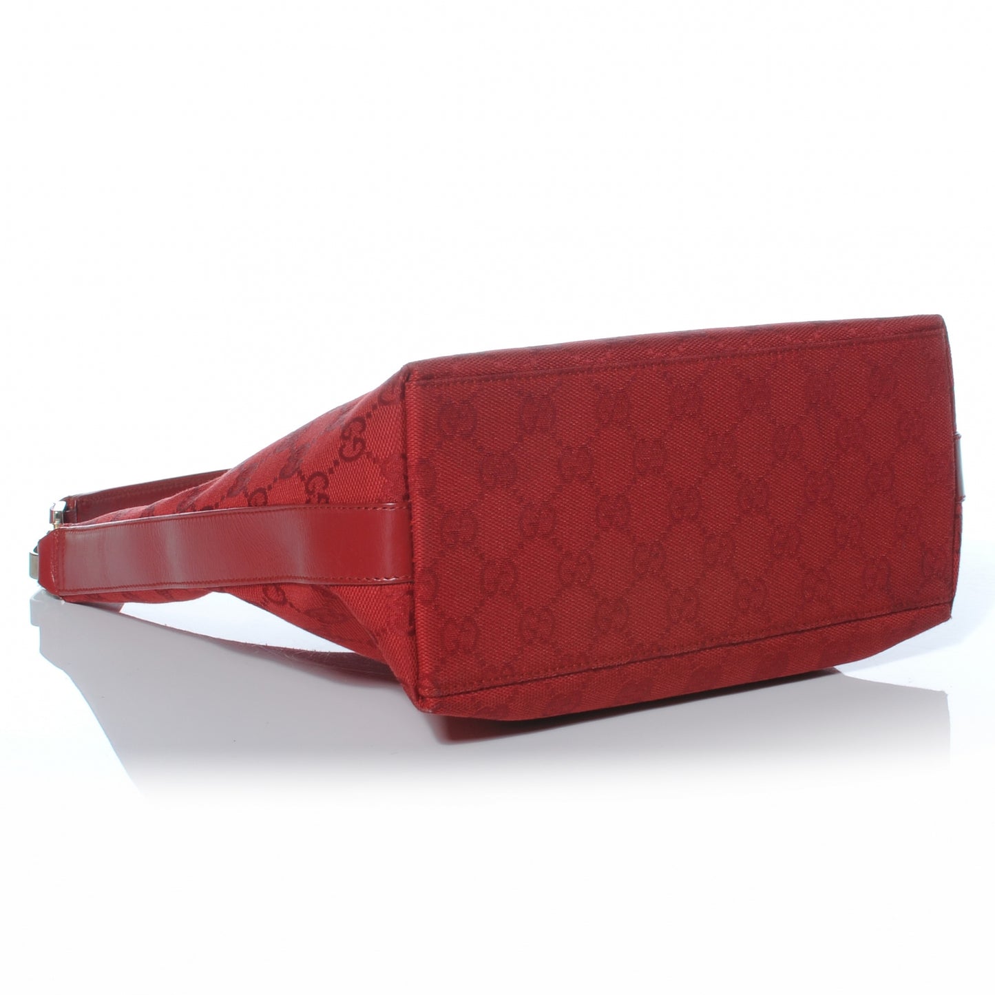 Monogram Small Hobo Red