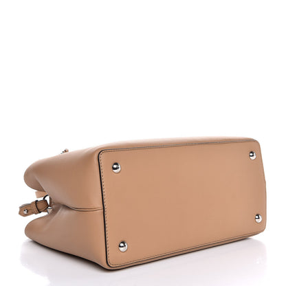 Fendi Vitello Dolce Century Petite 2Jours Tote Cuoio Tempesta 5 of 8