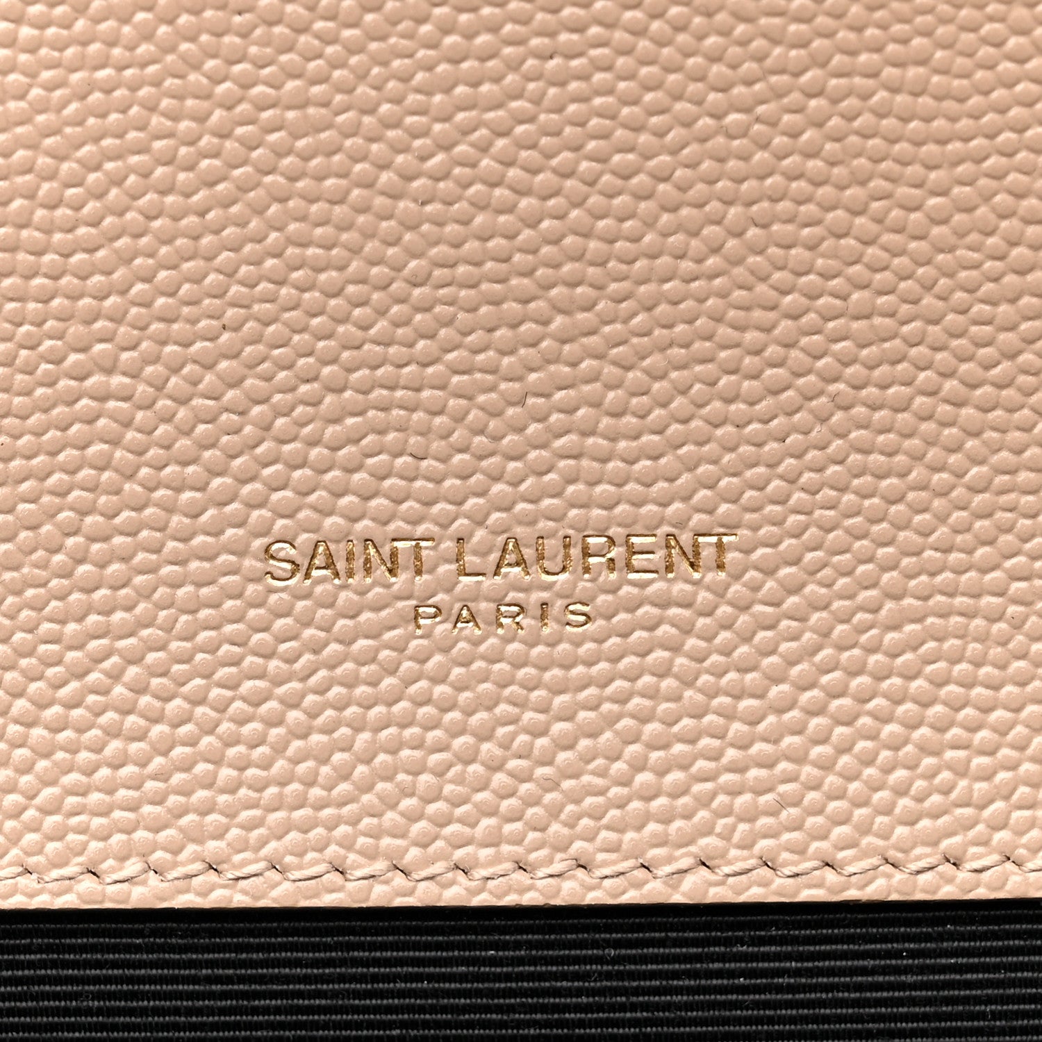Saint Laurent Grain De Poudre Textured Mixed Matelasse Triquilt Small Monogram Satchel Dark Beige 6 of 10