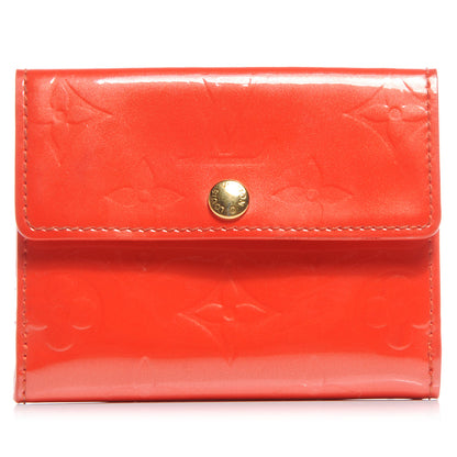Louis Vuitton Vernis Ludlow Wallet Orange Sunset 1 of 7