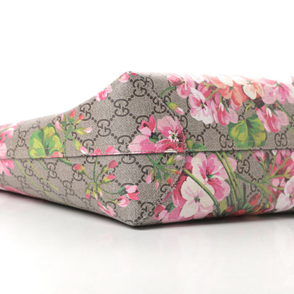 Gucci GG Supreme Monogram Blooms Medium Reversible Tote Beige Multicolor Dry Rose 11 of 14