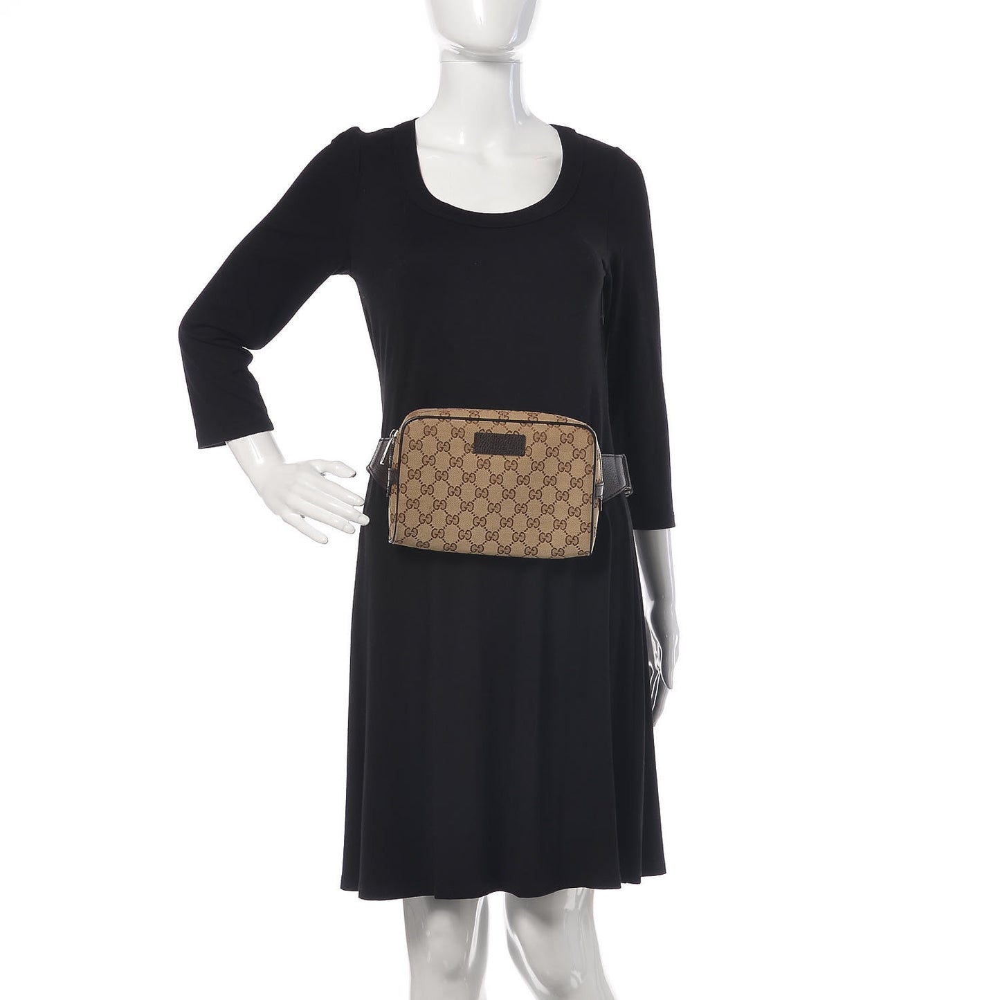 Monogram Belt Bag Dark Brown