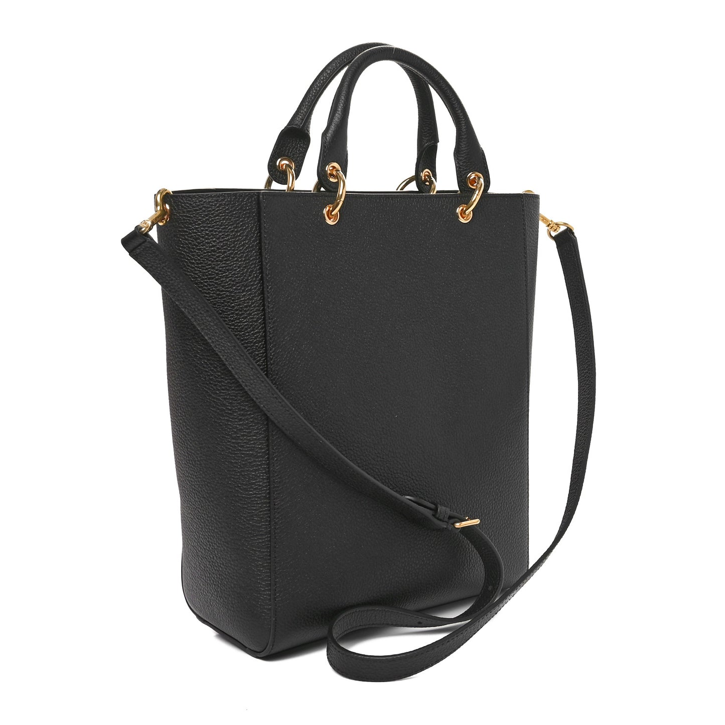 Classic Grain Small Maple Tote Black