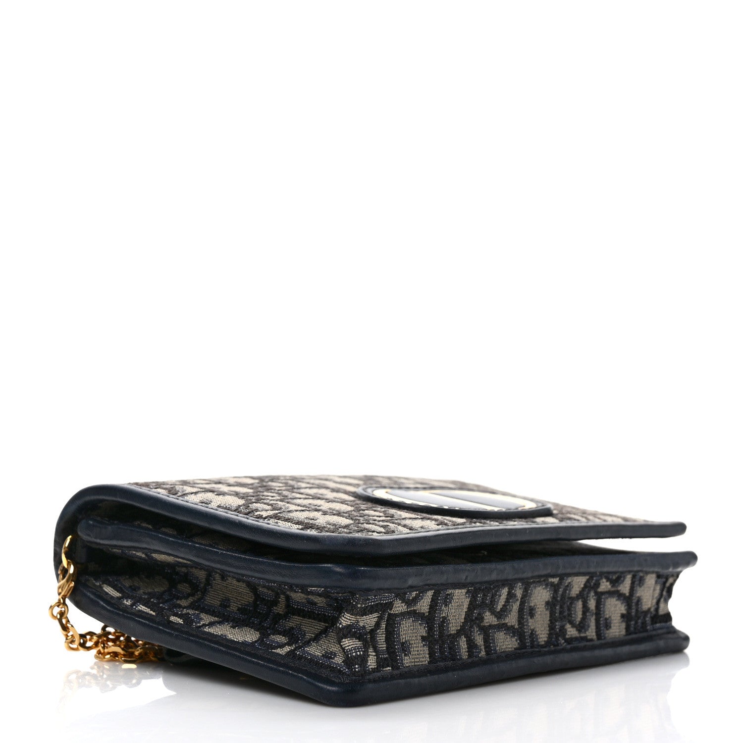 Christian Dior Oblique 30 Montaigne 2-In-1 Pouch Blue 4 of 10