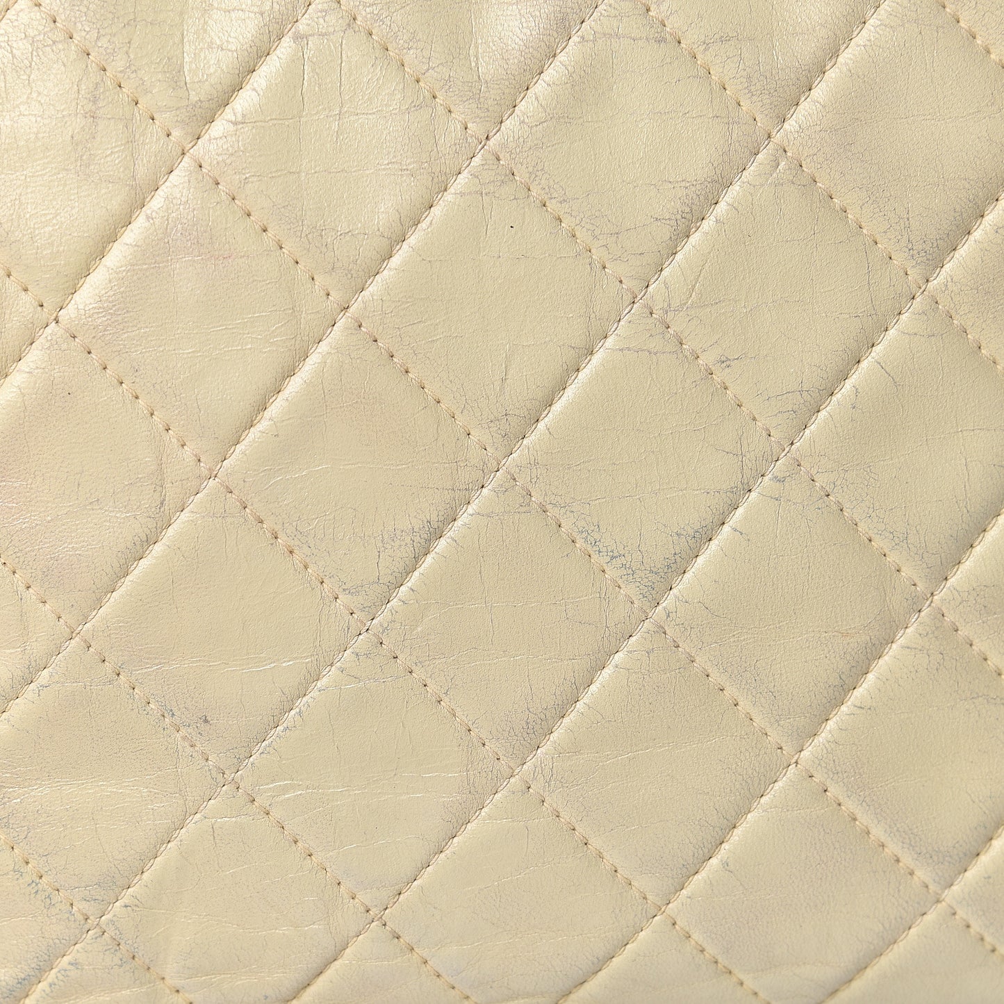 Lambskin Quilted Tassel Camera Case Pouch Beige